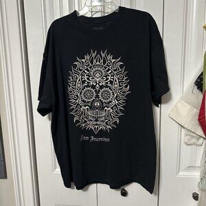 Del Sol T Shirt Mens Shirt 2XL Delsol San Francisco Graphic Black